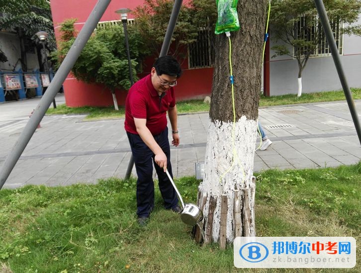 西南交通大學(xué)附屬中學(xué)開展大手牽小手，共建綠色校園