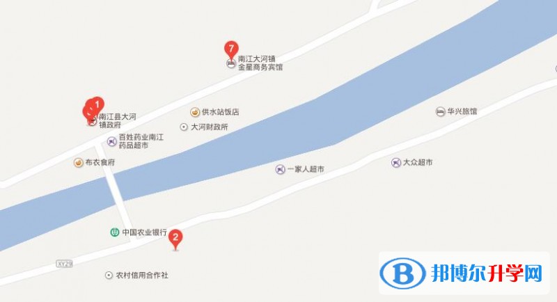 南江縣大河中學(xué)地址