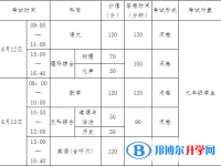 2020年南充這次中考多久結束