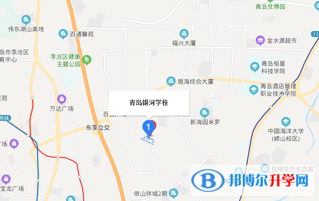 青島銀河學校小學部地址在哪里