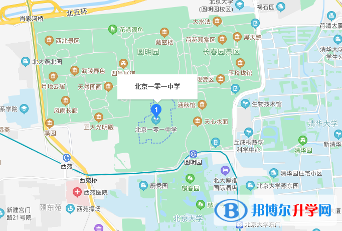 北京一零一中學國際部地址在哪里