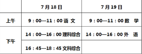 邯鄲2021年中考藝體時(shí)間