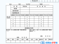 成都2021年中考志愿填報表