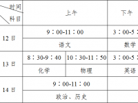 攀枝花2021年今年初中考試時(shí)間