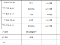 巴中2022年中考考試時間