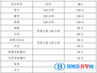 雅安2022年中考時(shí)間表