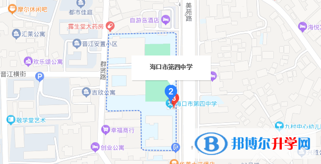 2023年?？谑械谒闹袑W(xué)地址在哪里